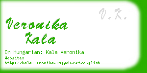 veronika kala business card